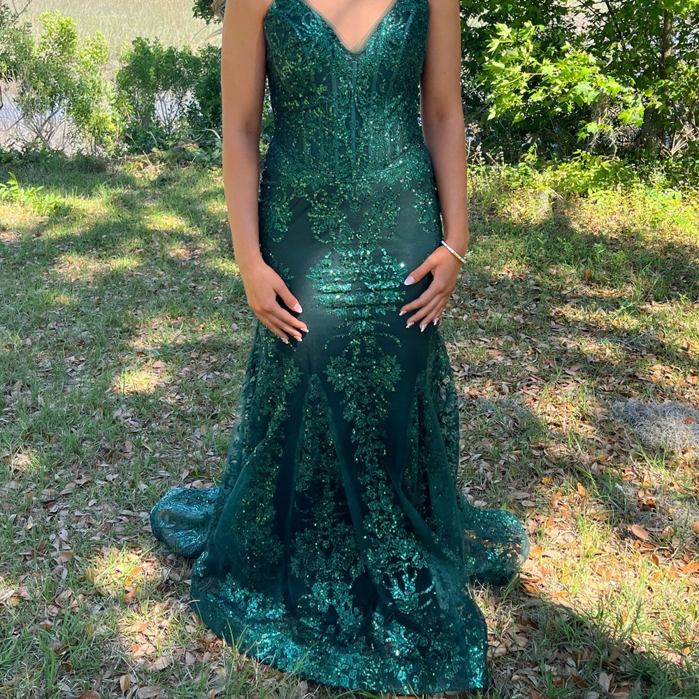 Emerald Green Prom dress